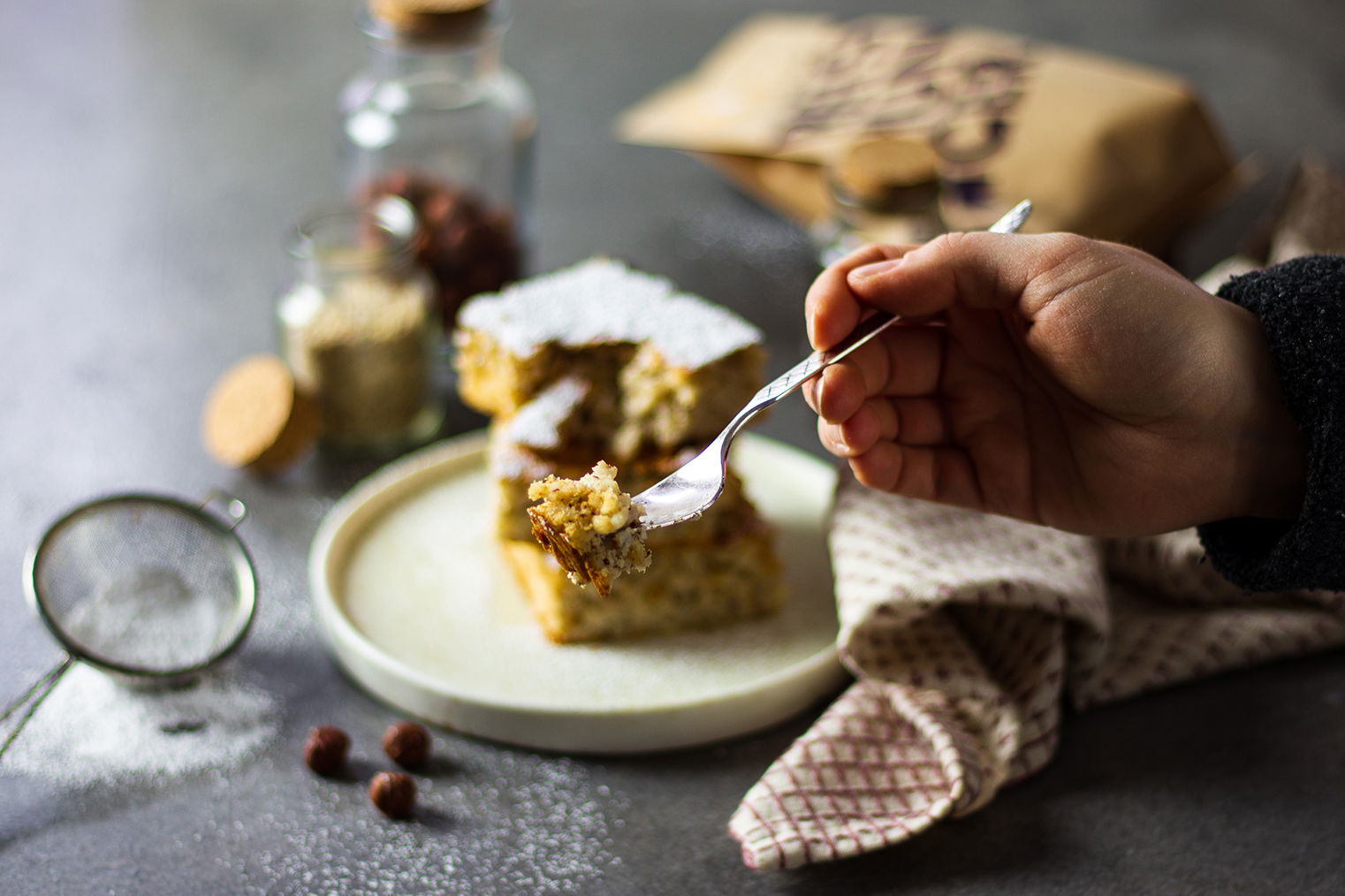 Nussiger Milchreiskuchen