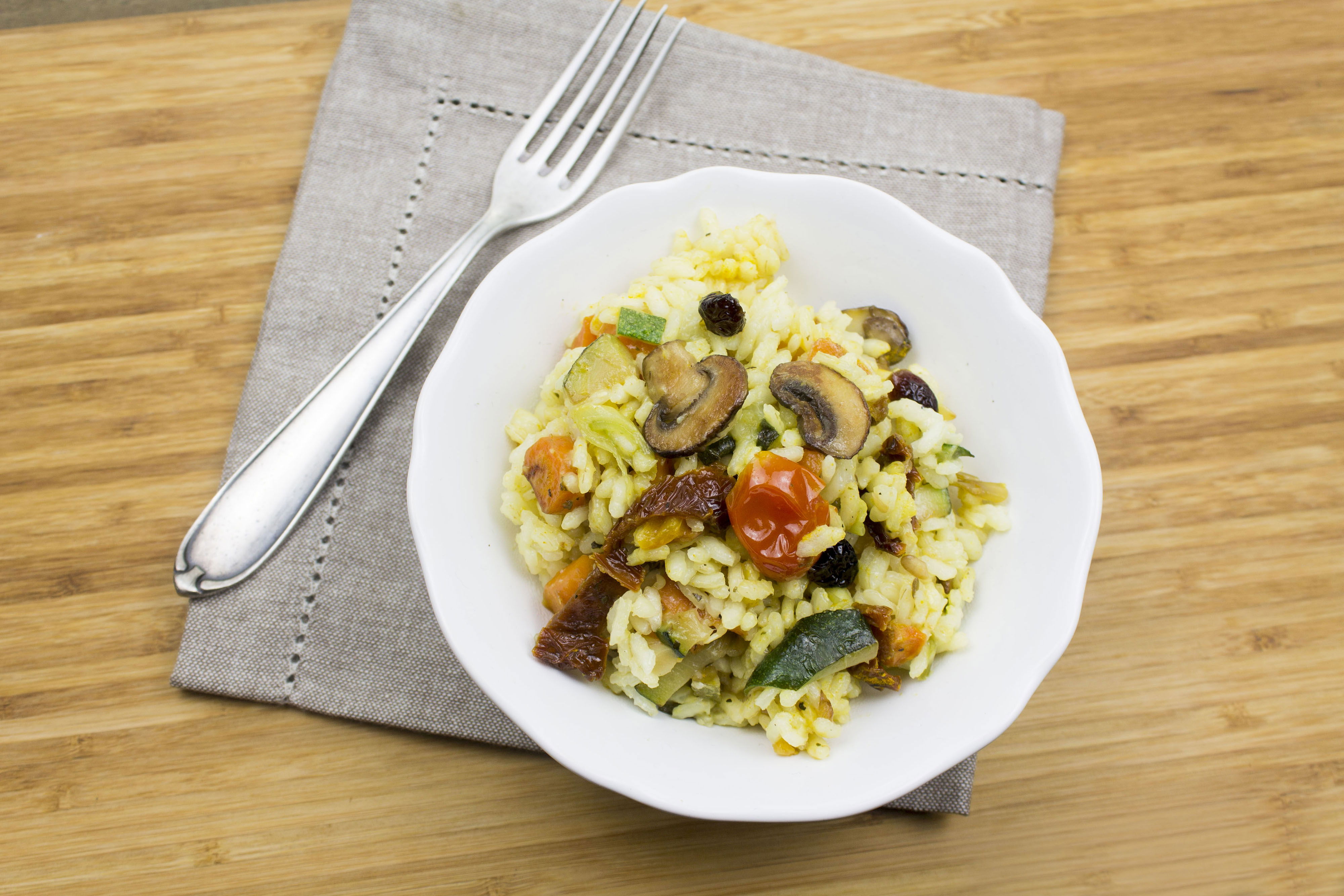 Risotto mit zweierlei Tomaten