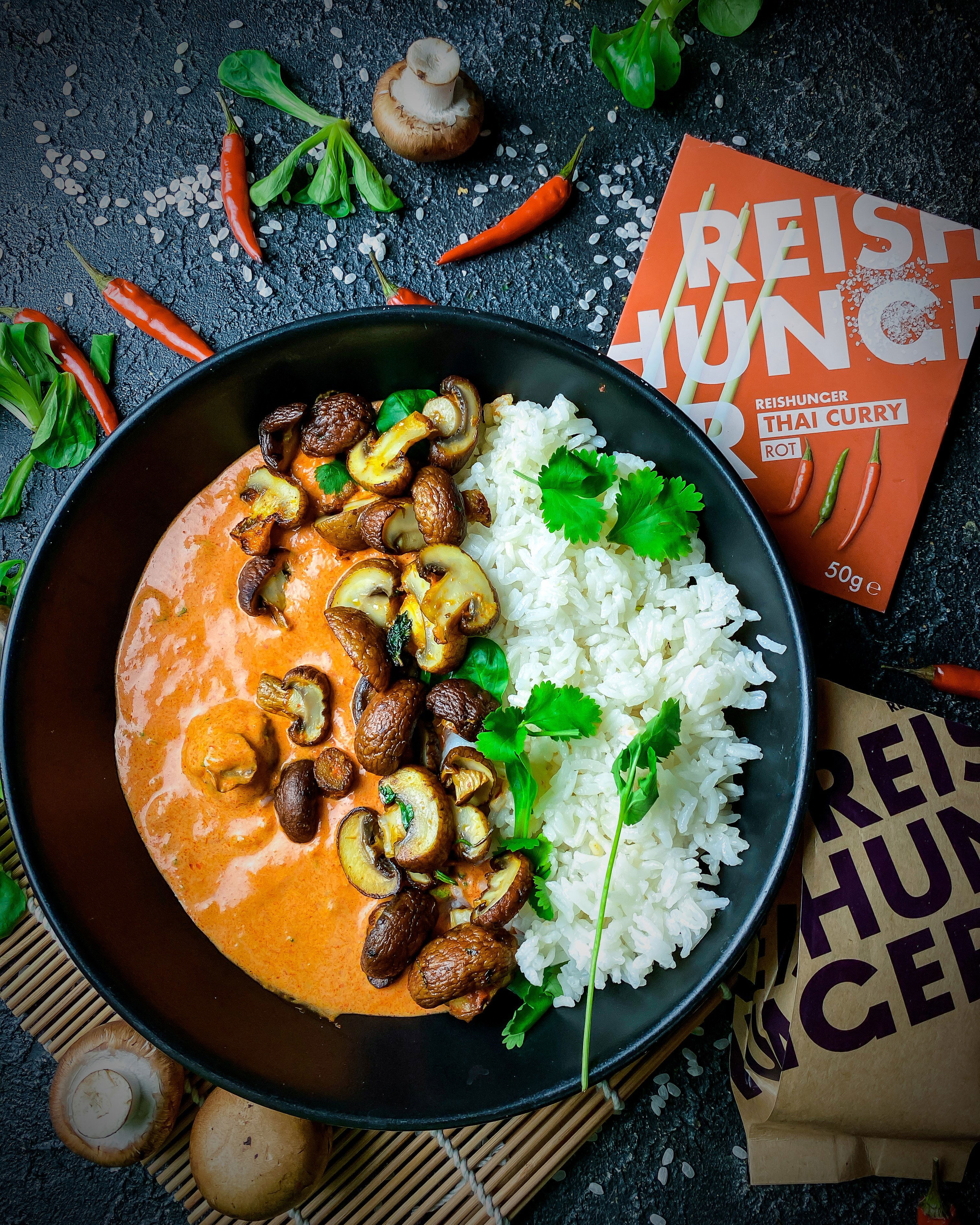 Thai Red Curry mit Champignons | REISHUNGER