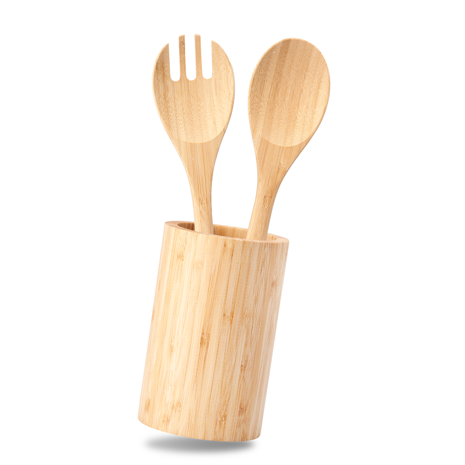 Salatbesteck Set inkl. Behälter (3-teilig) | Salat mischen & servieren