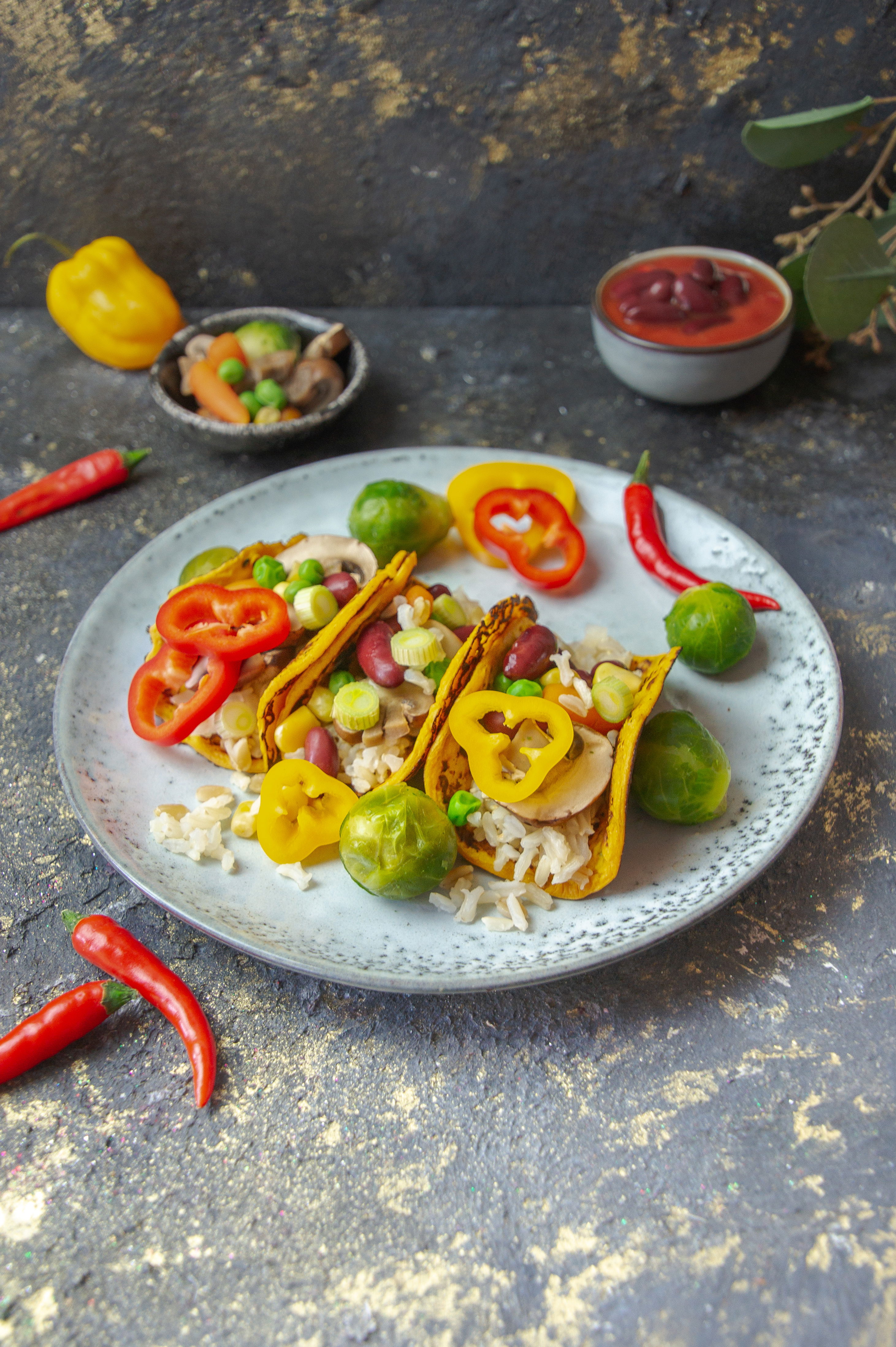 Selbstgemachte Tacos