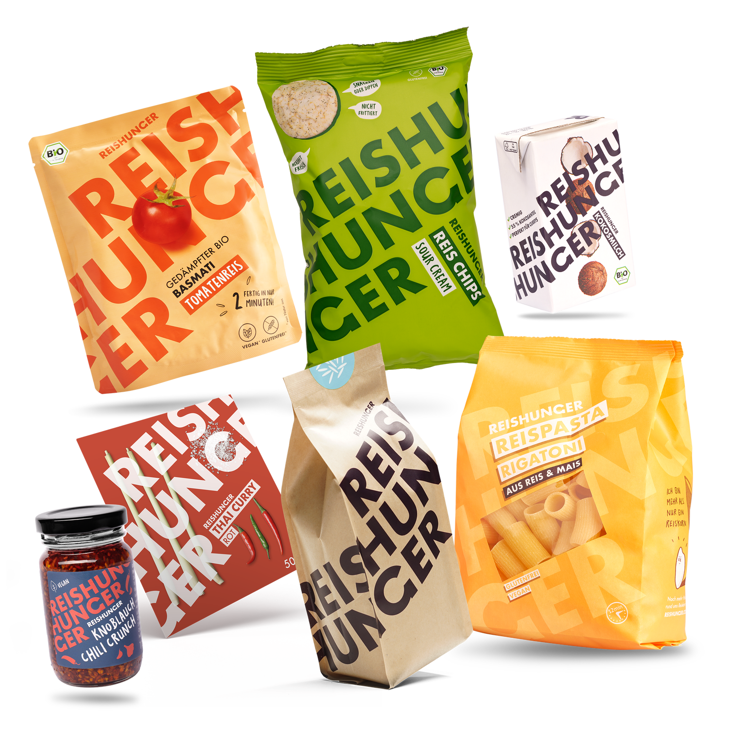 Reishunger Probier Set (6-teilig) | Zum Kochen, Snacken & Genießen | Perfekt als Geschenk