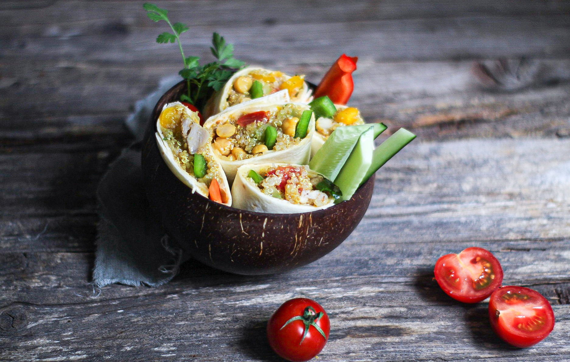 Quinoa mit Champignon Rahm Quinoa mit Champignon Rahm