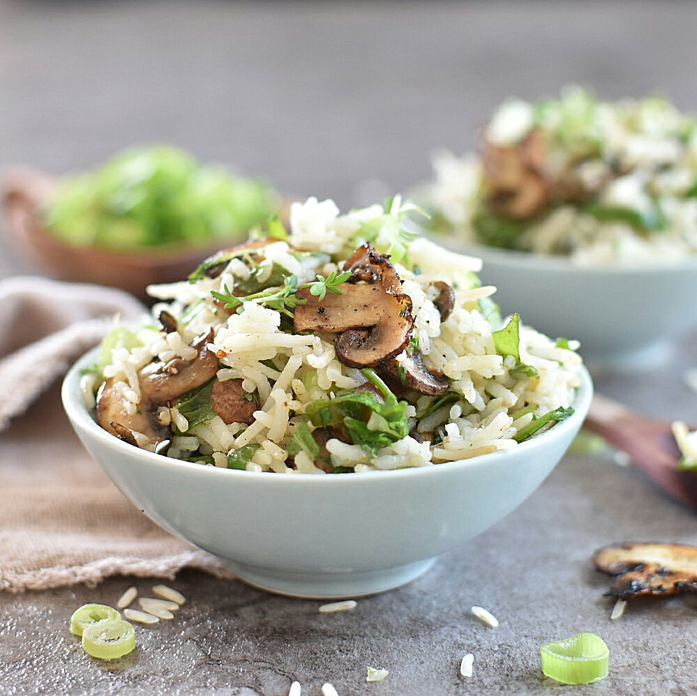 Sommerlicher Reissalat mit Basmati Reis