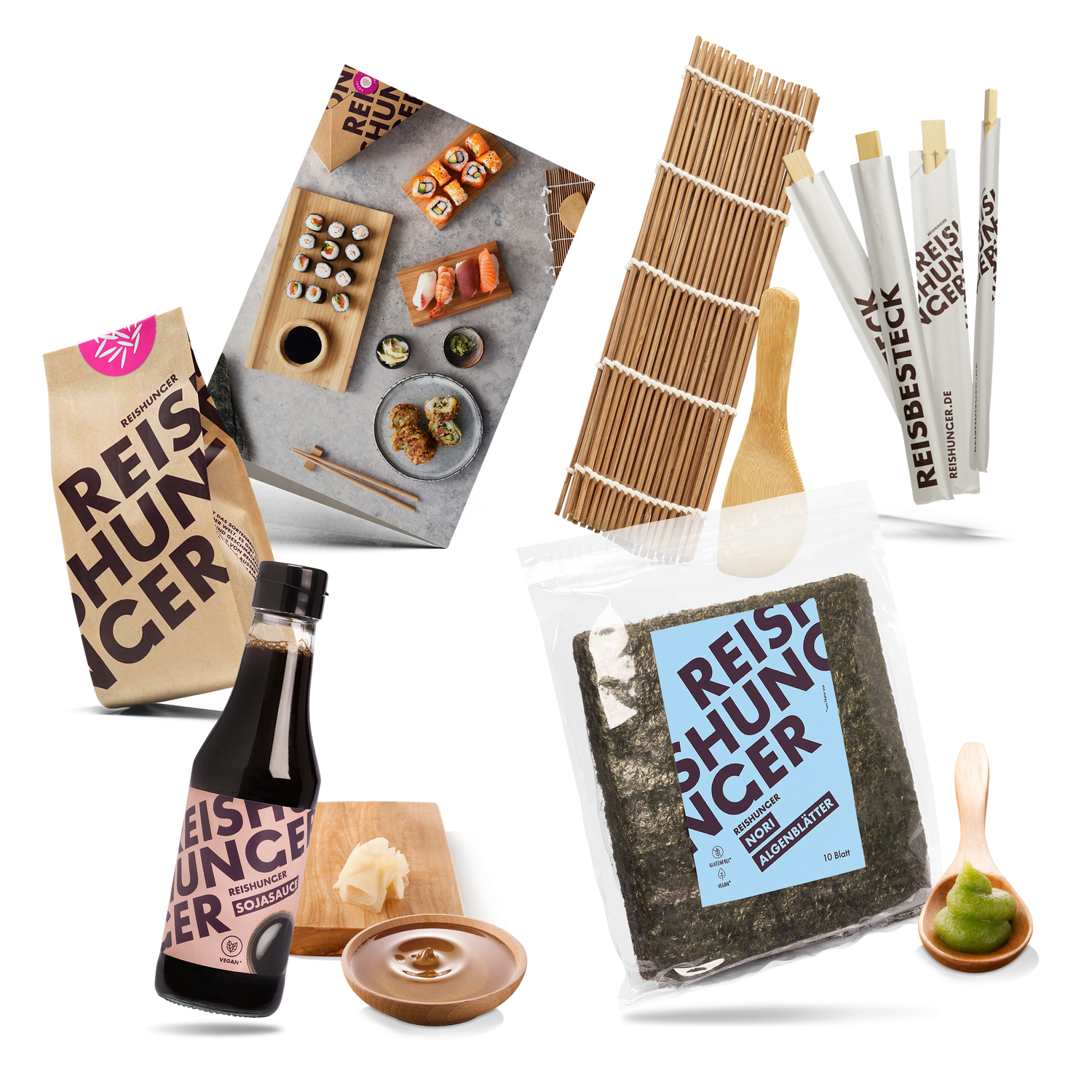 Sushi Einsteiger Box | Alle Grundzutaten für Sushi | Set für 4 Personen