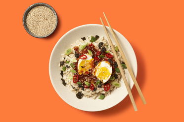 Sweet Chili Eier mit Basmati Reis