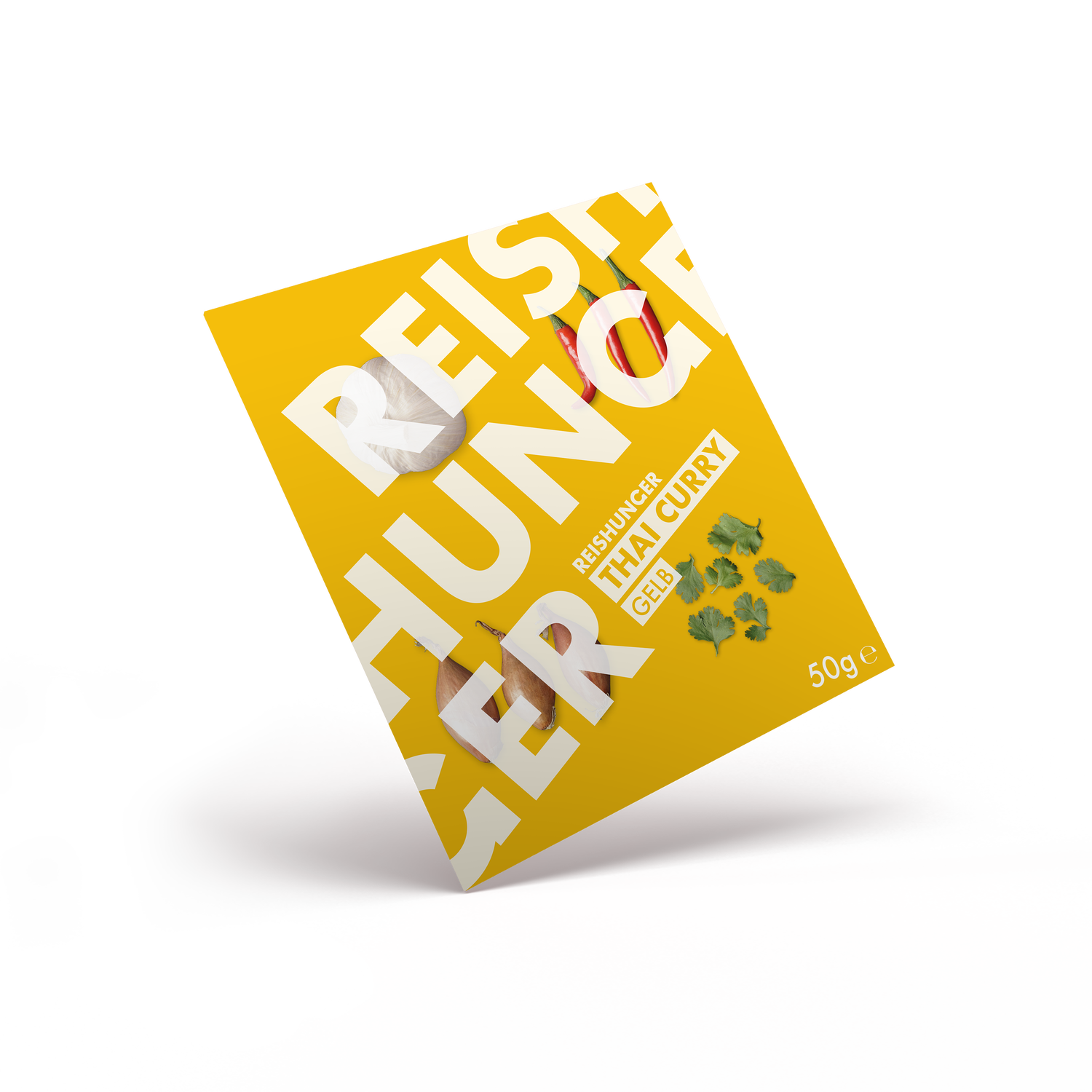 Gelbe Thai Curry Paste (4x50g) | Für original thailändisches Curry | Vegan