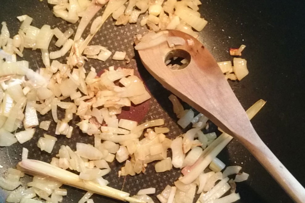 Thai-Gemüse mit Sesam-Garnelen