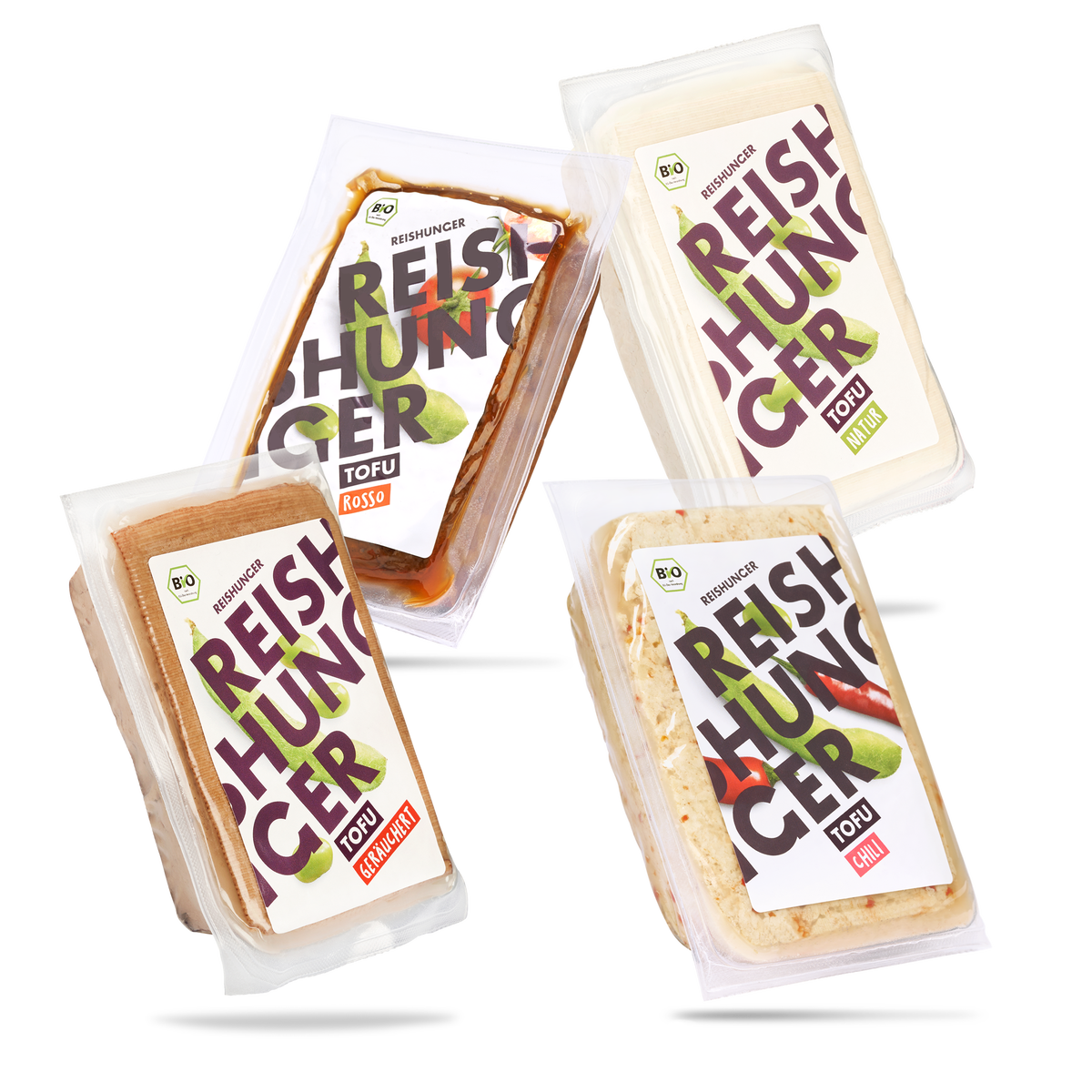 Tofu Set kaufen 4 verschiedene Sorten REISHUNGER