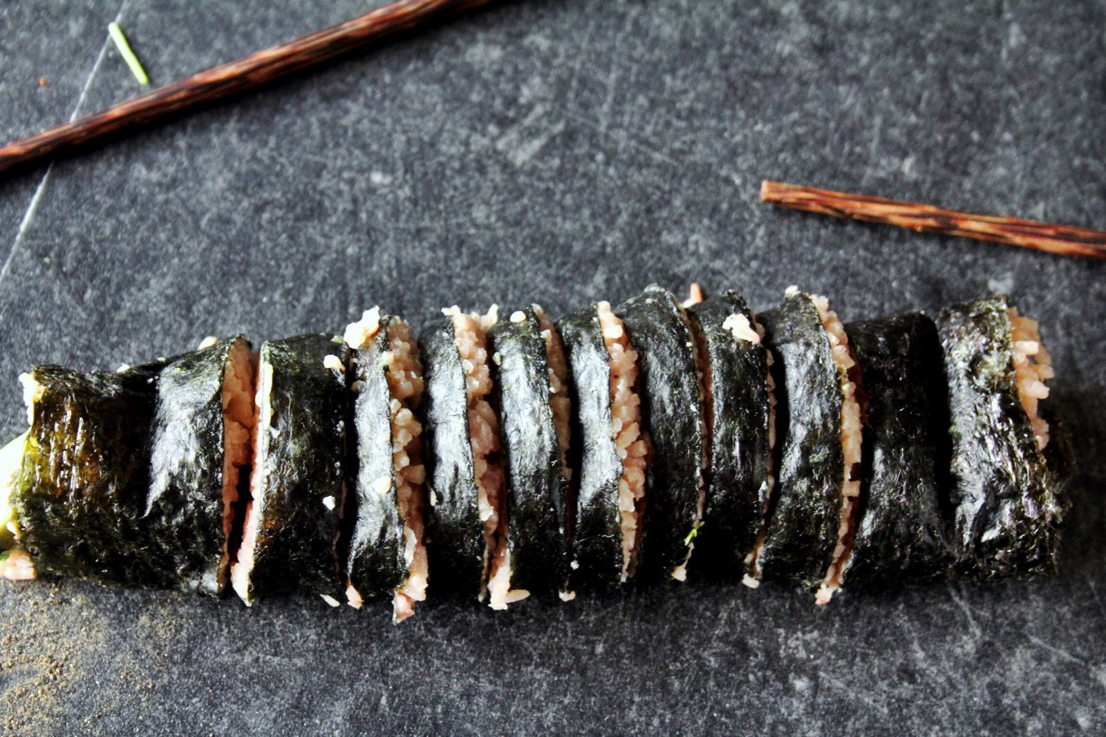 Valentins Herz Sushi