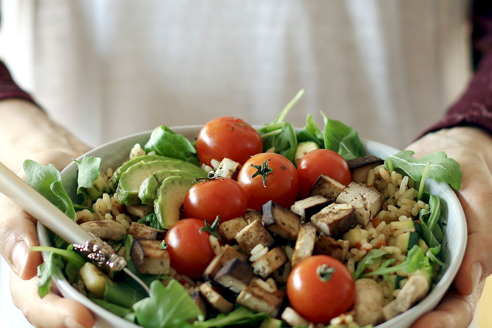 Veganer Risottosalat