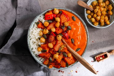 Veganes Kürbis Curry