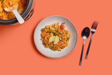 Veganes One Pot Curry aus dem Reiskocher