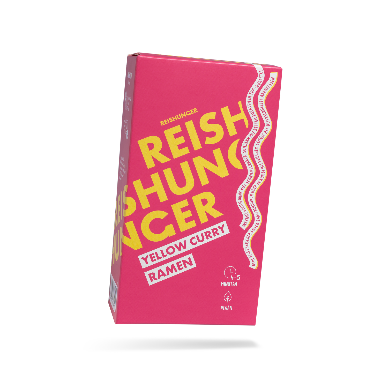 Yellow Curry Ramen (160 g) | 1-2 Portionen | Fertig in nur 5 Minuten | Fruchtige Kokos Curry Instant Noodles